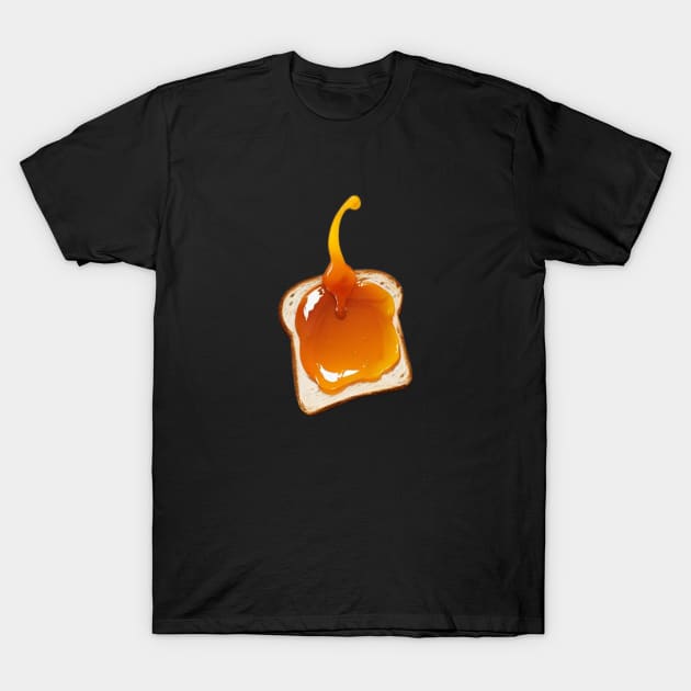 Apricot Yummy Bread Toast Loaf Vintage Kawaii Vintage Since T-Shirt by Flowering Away